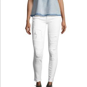 New True religion white jeans size 25
